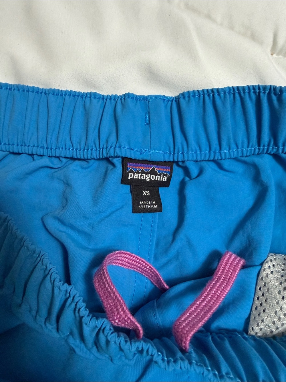 Patagonia Women's Bright Blue Athletic Shorts - Picture 4 of 5